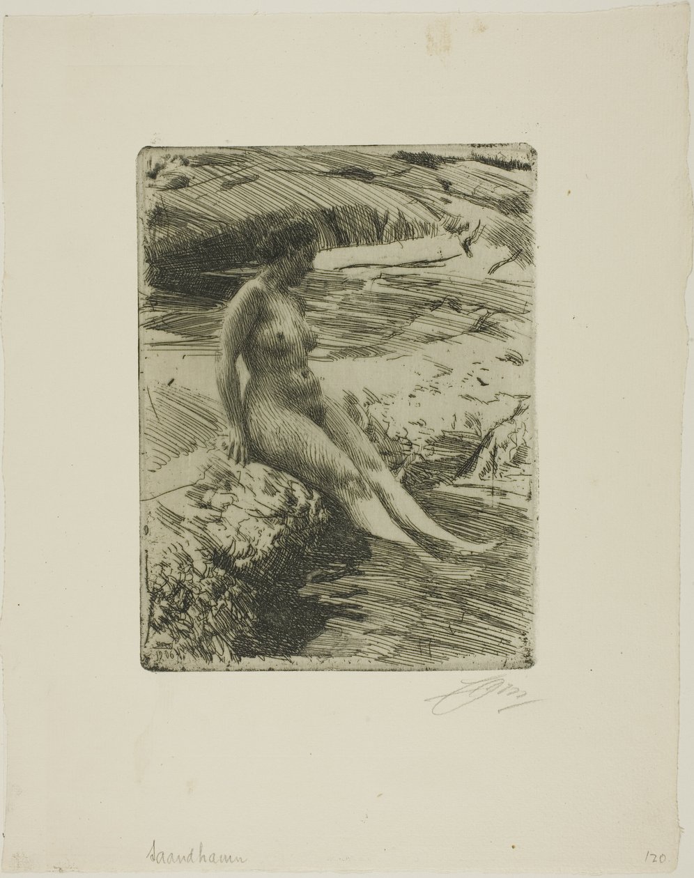 Sand Harbor alkotó: Anders Leonard Zorn