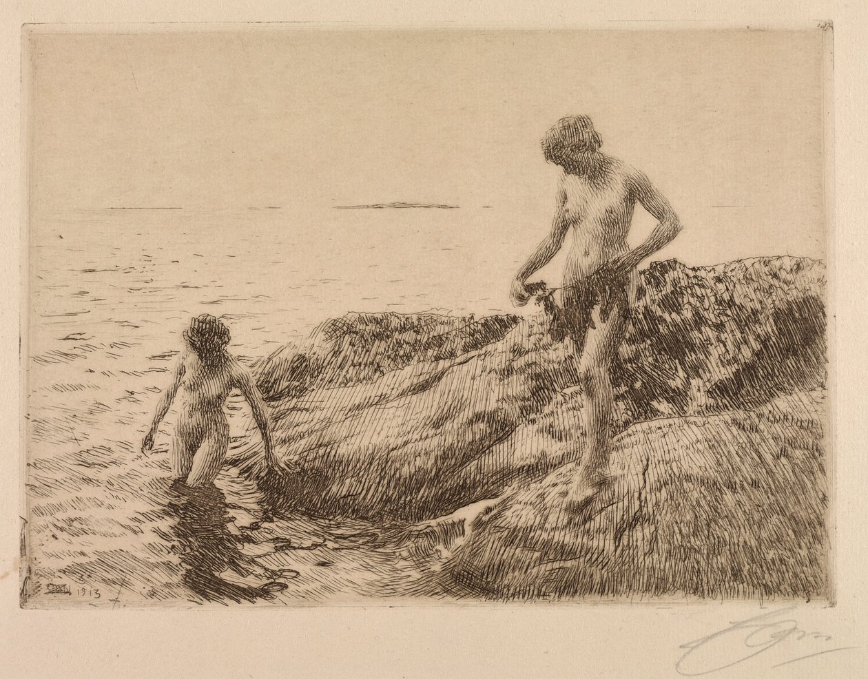 Seaward Skerries alkotó: Anders Leonard Zorn