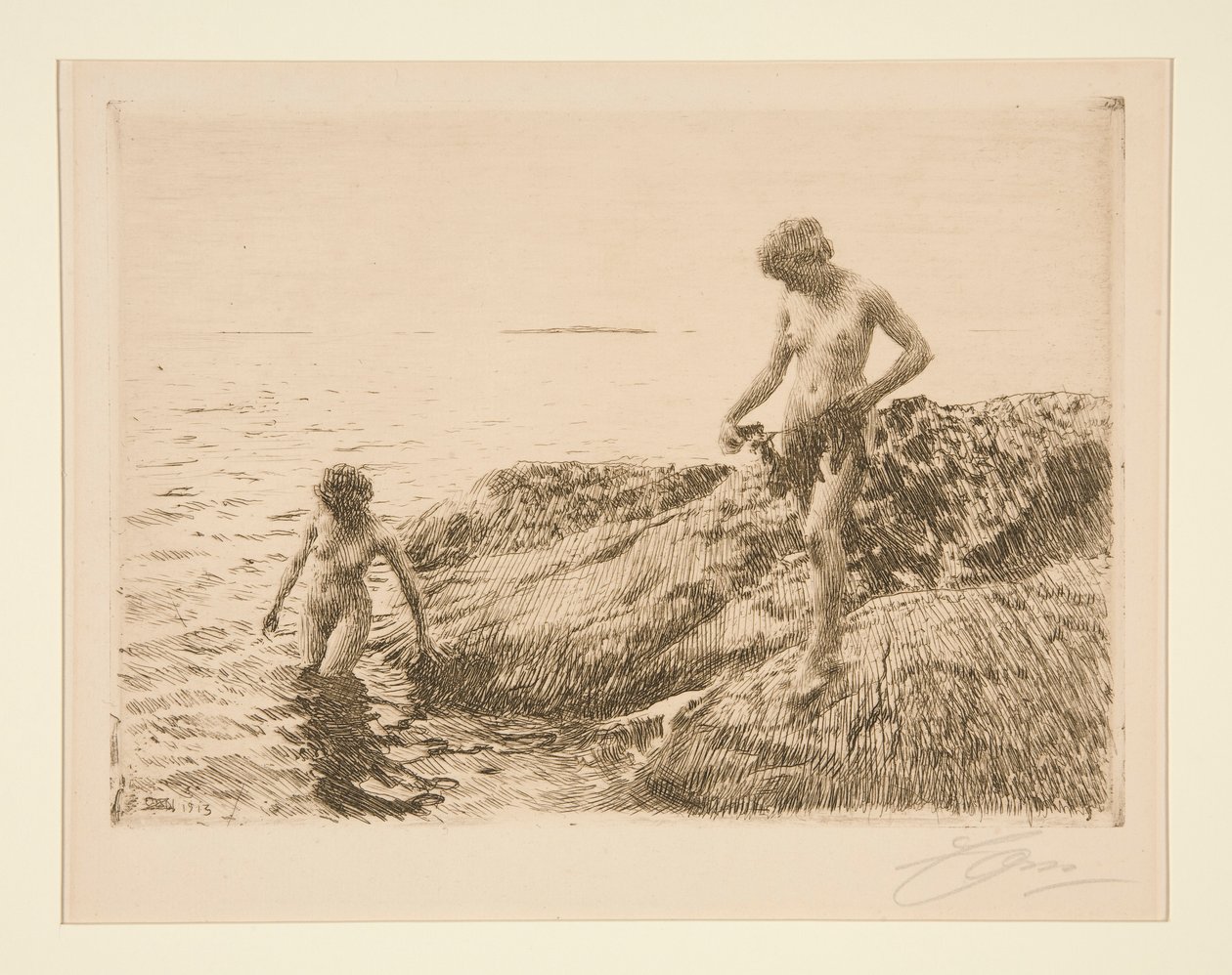 Seaward Skerries alkotó: Anders Leonard Zorn