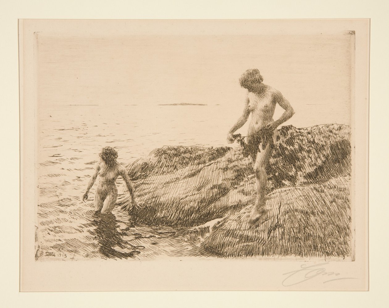 Seaward Skerries alkotó: Anders Zorn