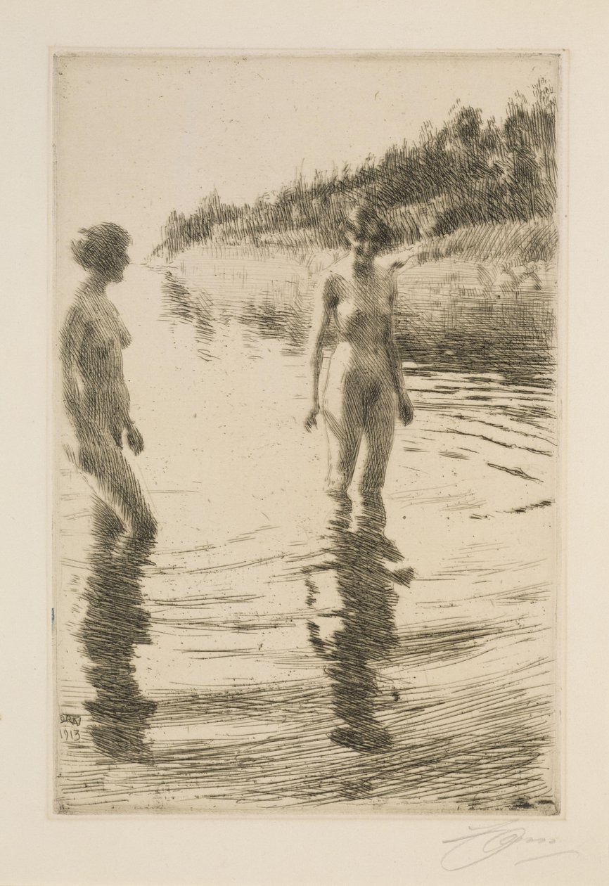 Sekély víz alkotó: Anders Zorn