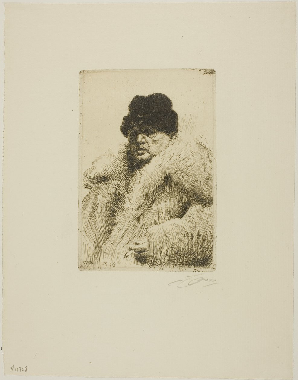 Önarckép 1916 alkotó: Anders Leonard Zorn