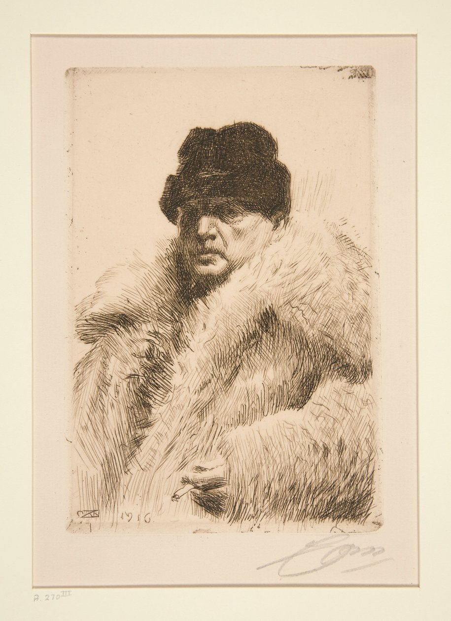 Önarckép 1916 alkotó: Anders Leonard Zorn
