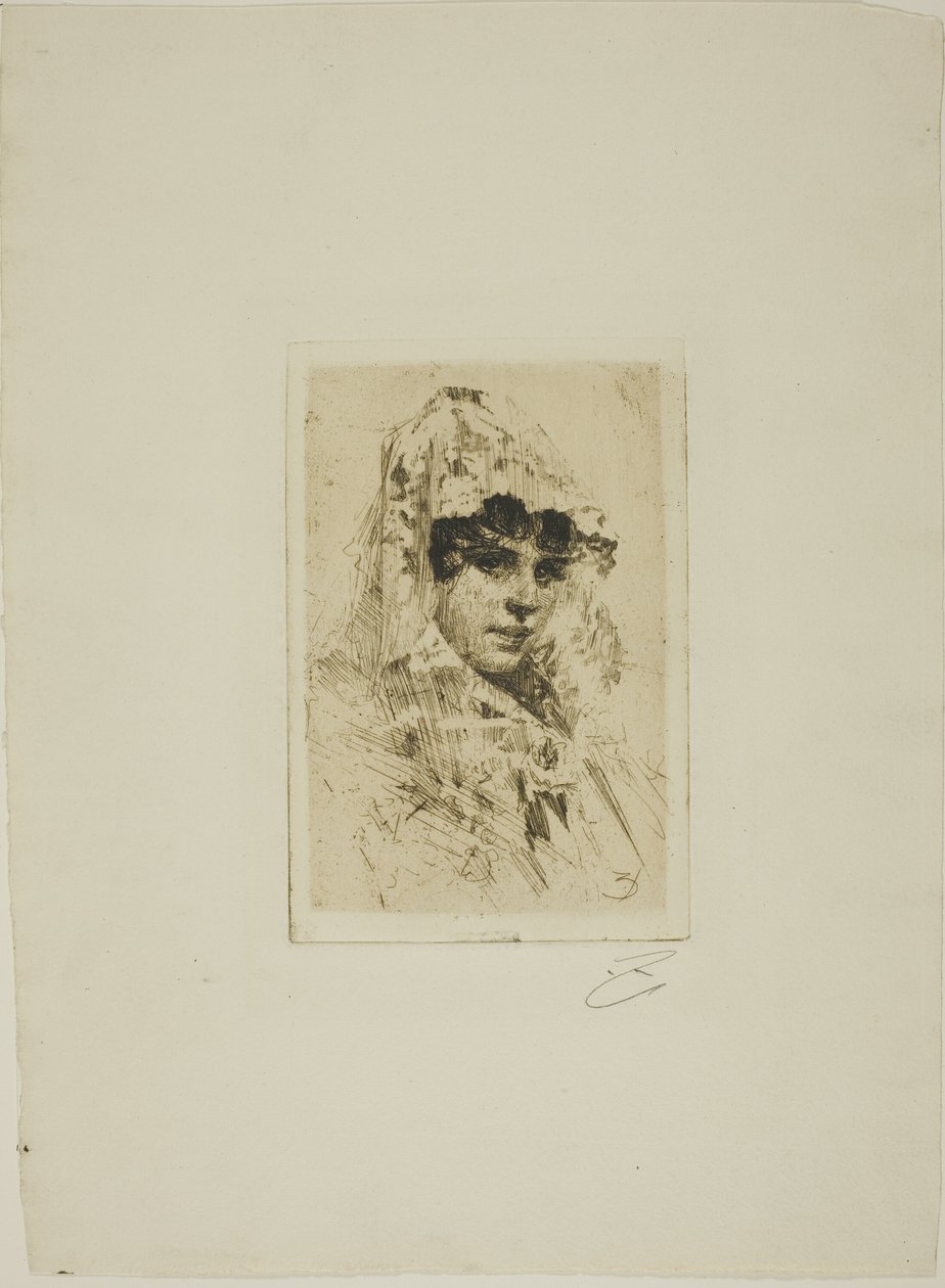 spanyol nő alkotó: Anders Leonard Zorn