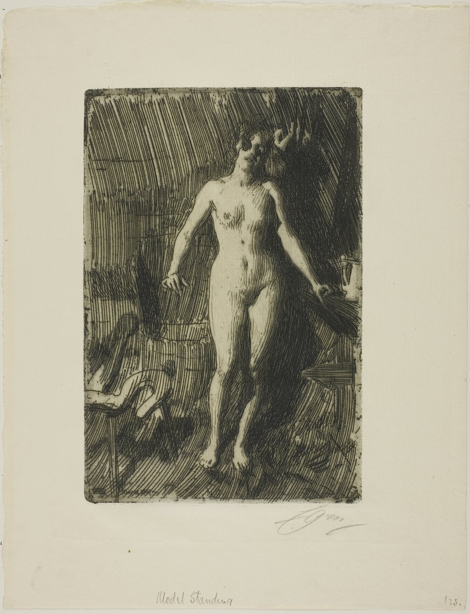 Álló modell alkotó: Anders Leonard Zorn