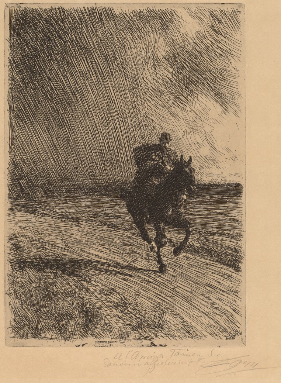 Vihar alkotó: Anders Leonard Zorn