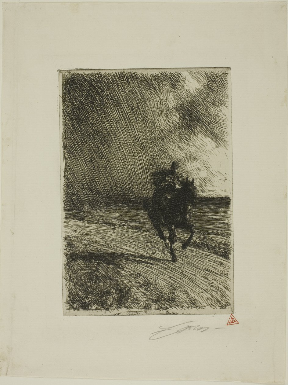Vihar alkotó: Anders Leonard Zorn