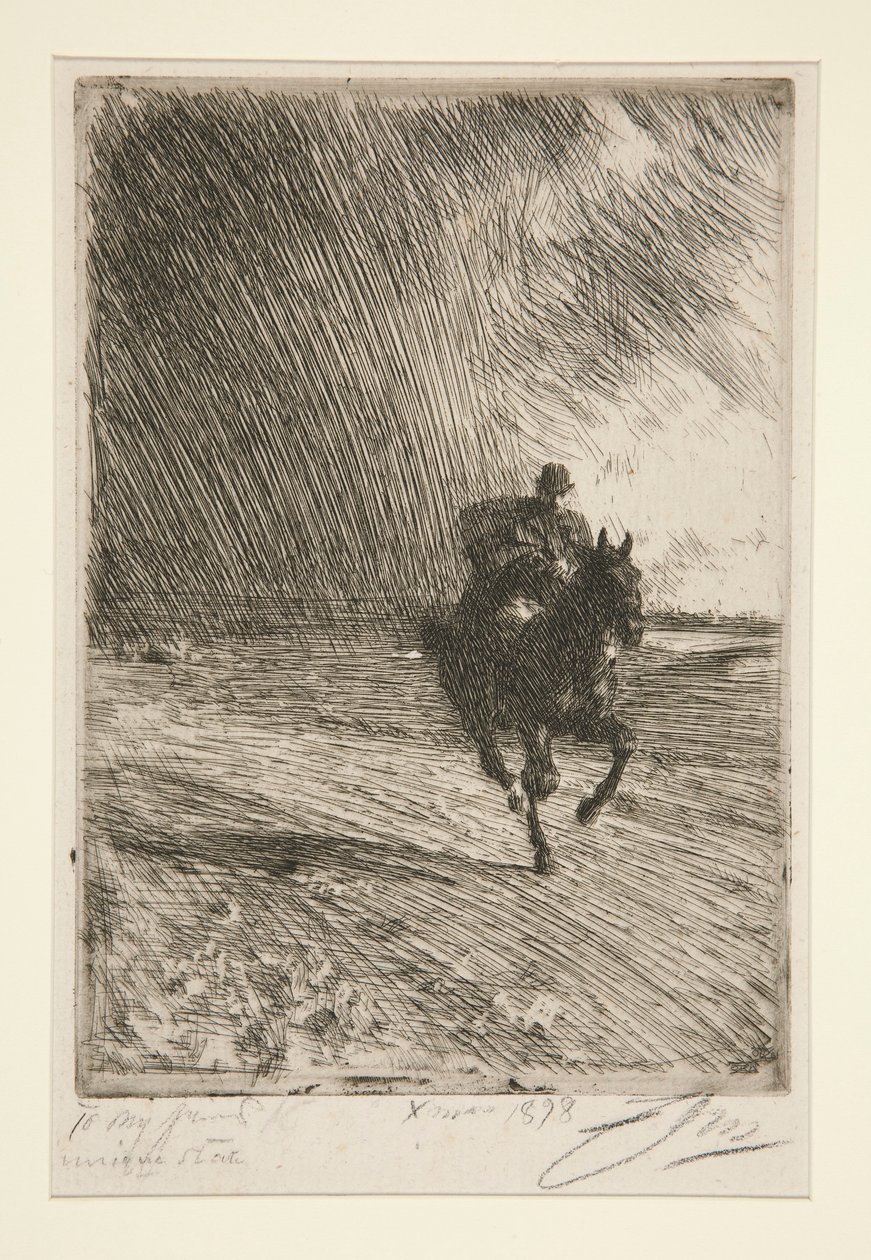 Vihar alkotó: Anders Leonard Zorn