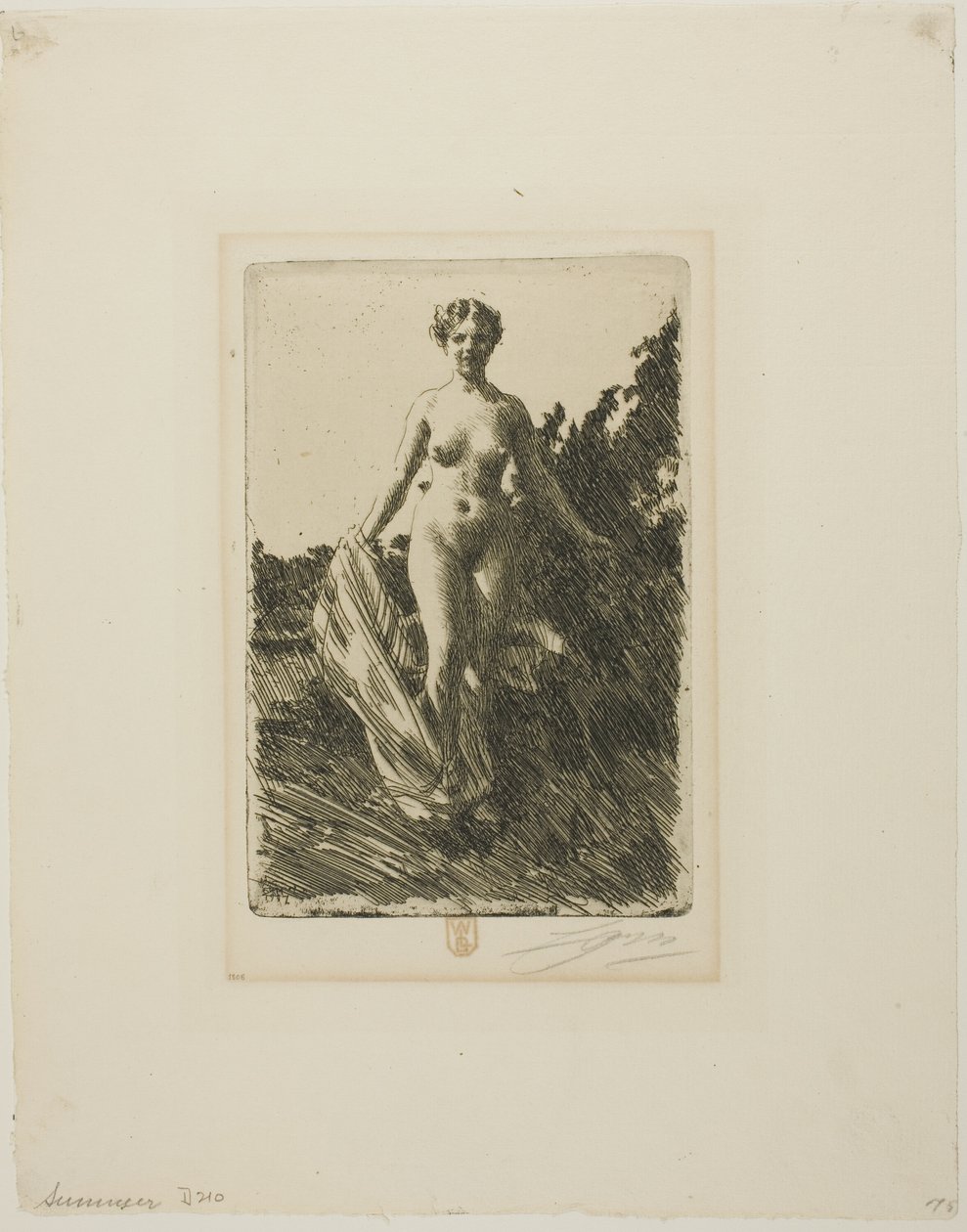 Nyár alkotó: Anders Leonard Zorn