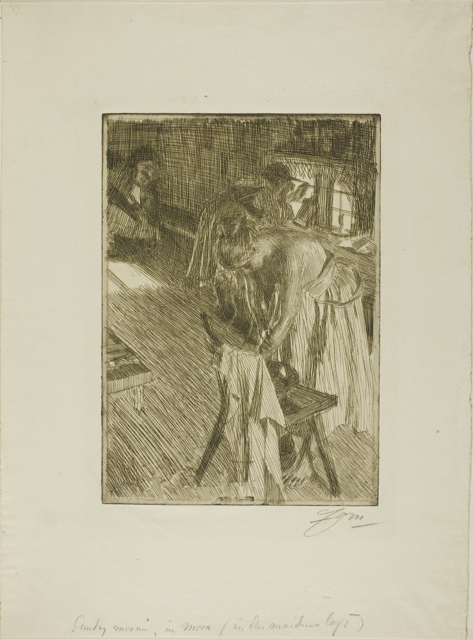 Vasárnap reggel alkotó: Anders Leonard Zorn