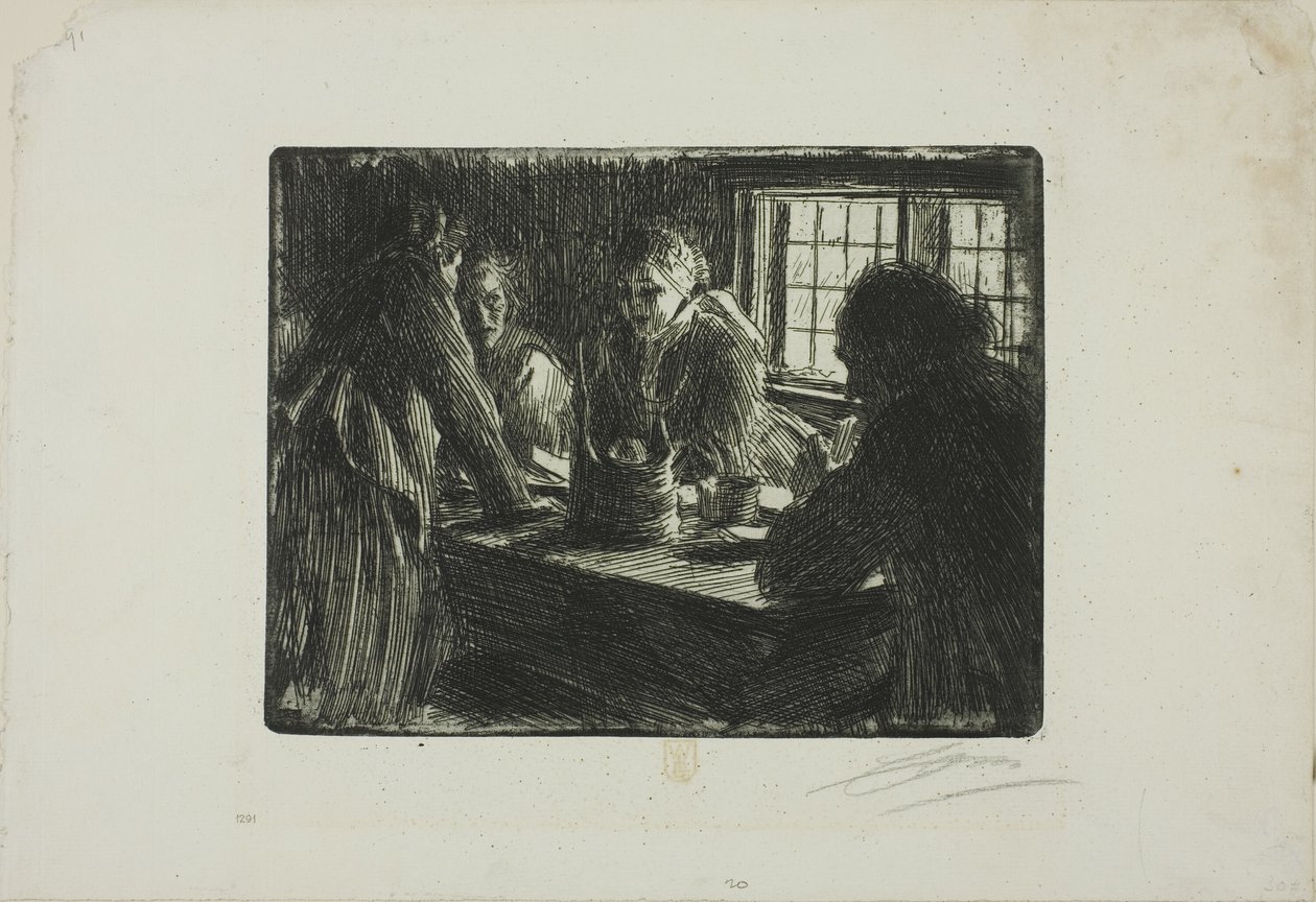 A menyasszonytisztviselő alkotó: Anders Zorn