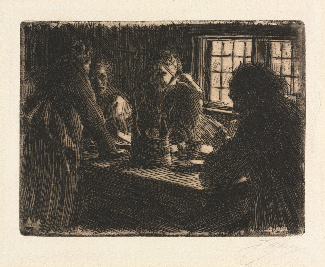 A menyasszony szobalánya alkotó: Anders Leonard Zorn