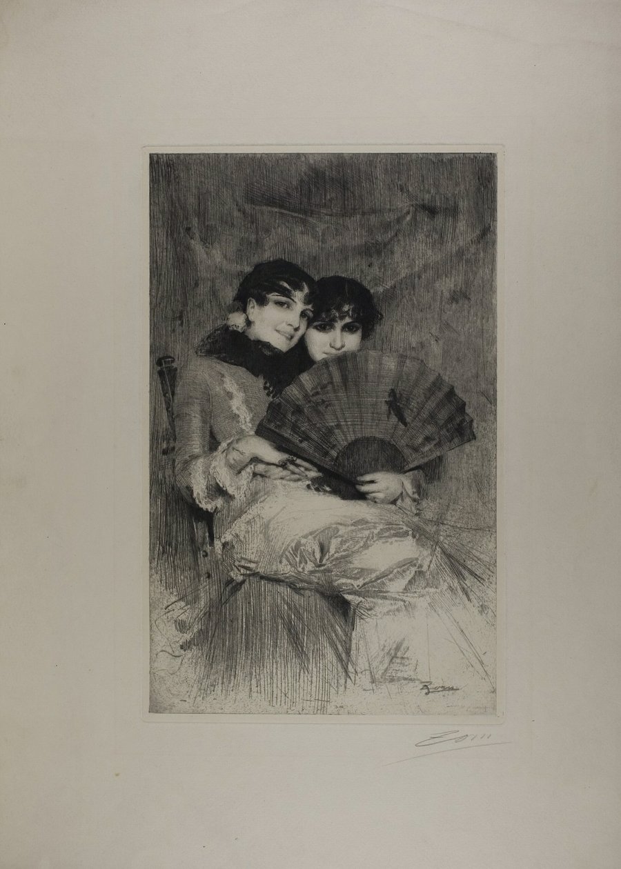 Az unokatestvérek alkotó: Anders Leonard Zorn
