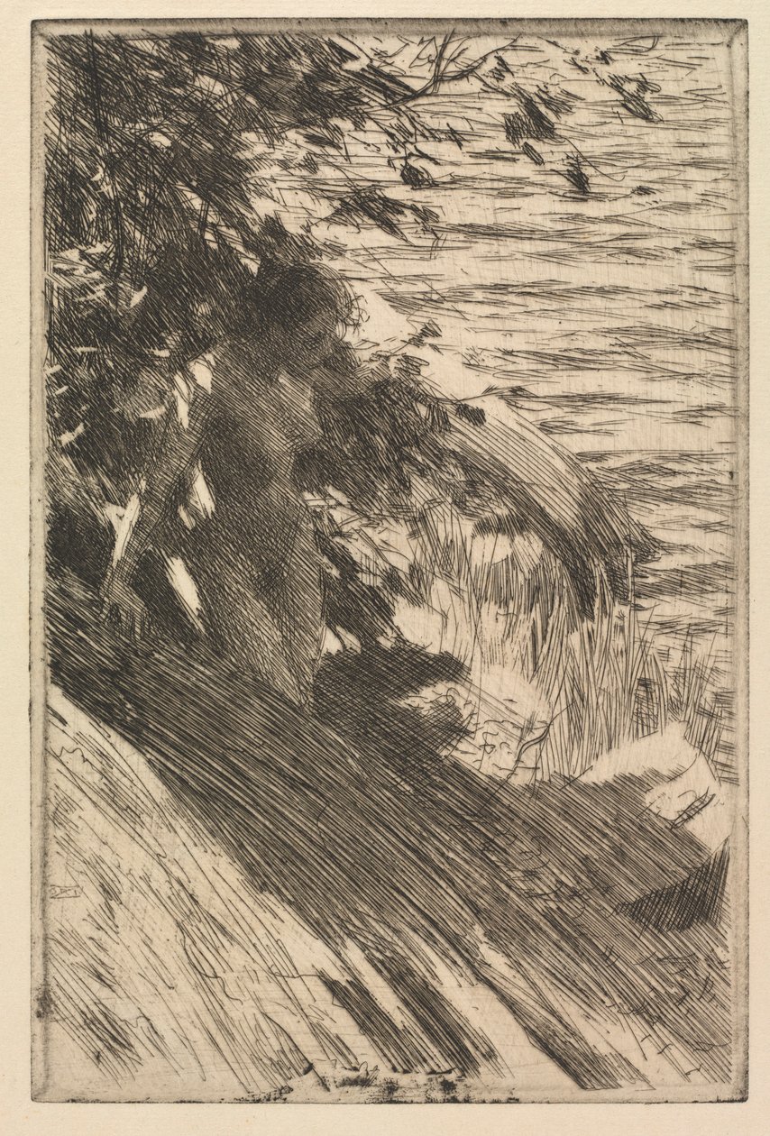 A nagy fürdőző, 1895. alkotó: Anders Leonard Zorn
