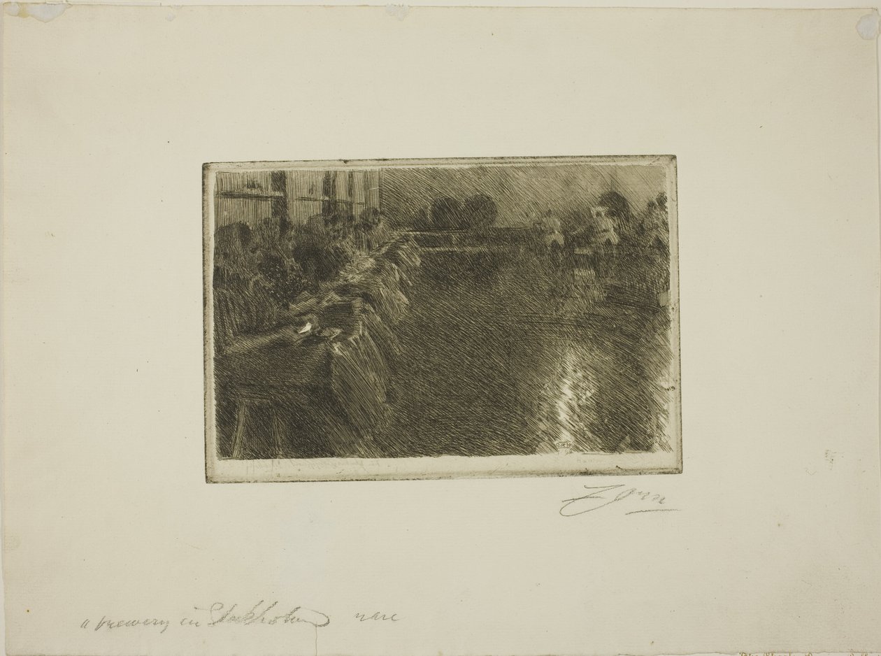 A Nagy Sörgyár alkotó: Anders Leonard Zorn