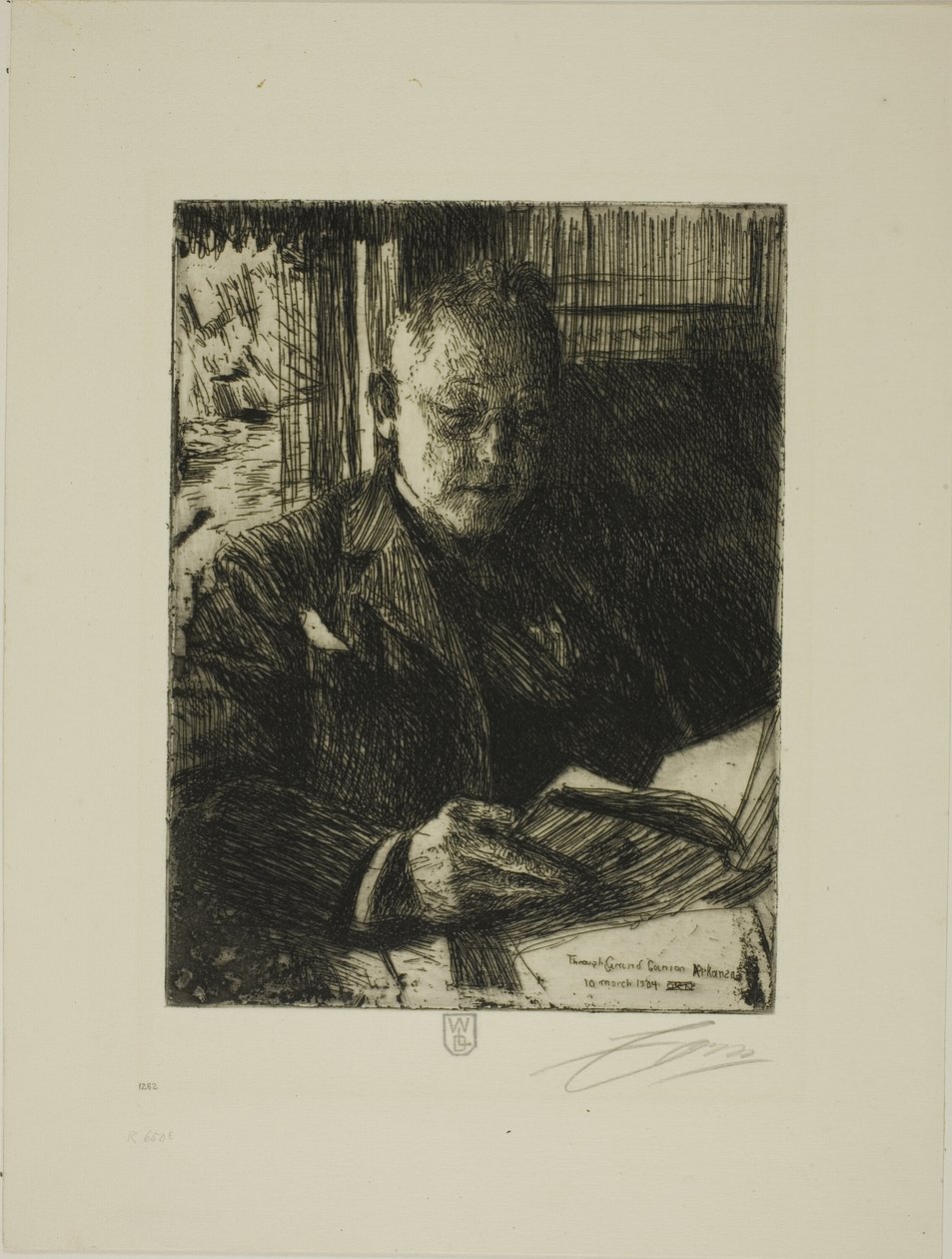 Utazótárs (Mr. Ch. Deering) alkotó: Anders Leonard Zorn