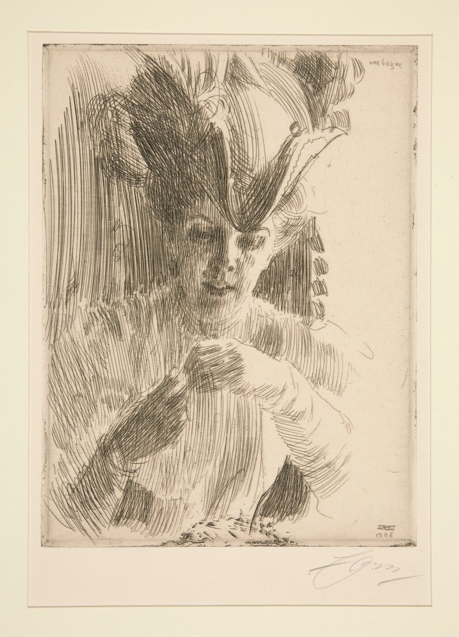 Egy gyűrű (Wentzel Hagelslam asszony) alkotó: Anders Leonard Zorn