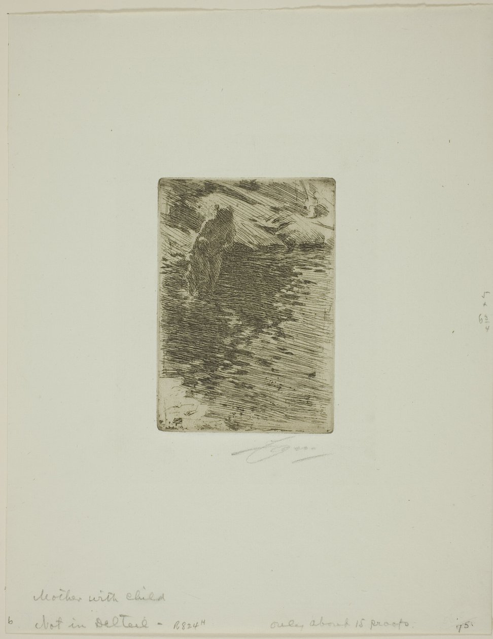 A gyermekével alkotó: Anders Leonard Zorn