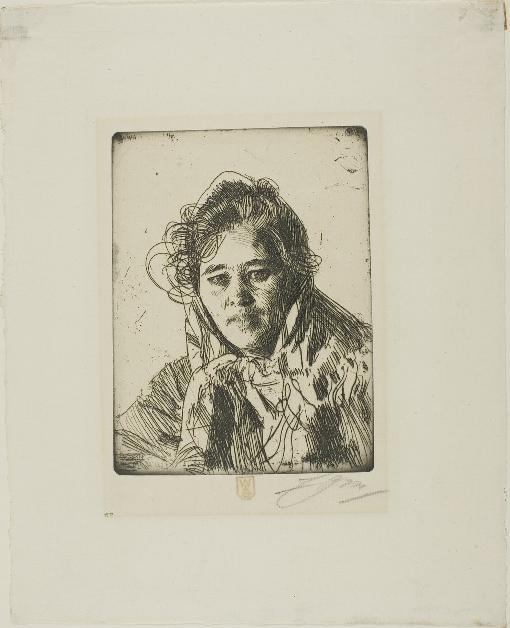 Fiatal lány Morából (Kråkberg Anna) alkotó: Anders Zorn
