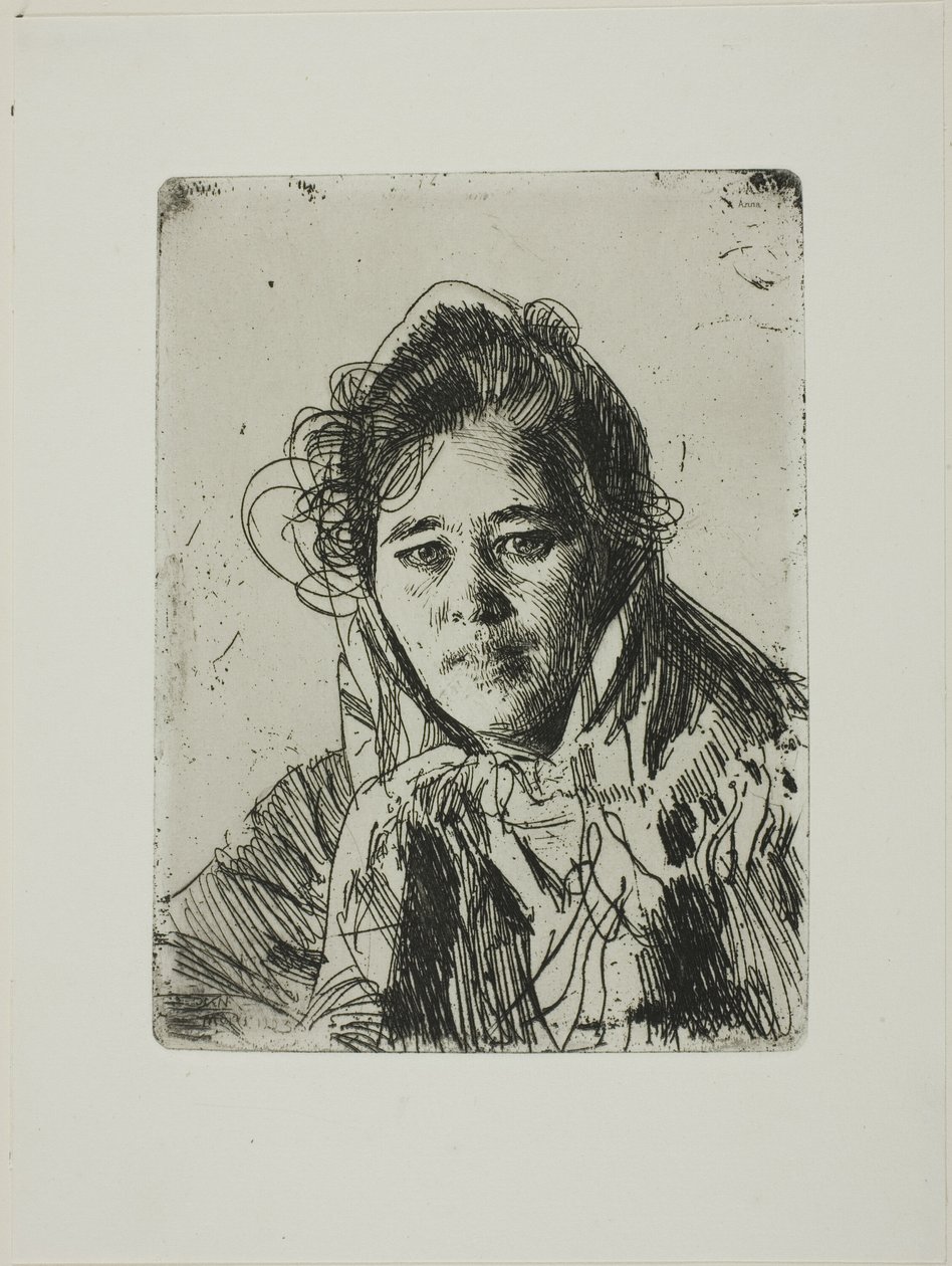 Fiatal lány Morából (Kråkberg Anna) alkotó: Anders Zorn