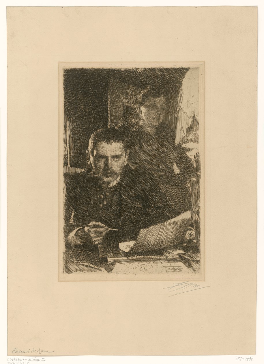 Zorn és felesége alkotó: Anders Zorn