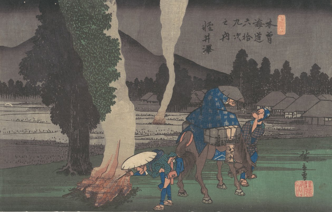Karuizawa, mi? 1835 alkotó: Ando Hiroshige