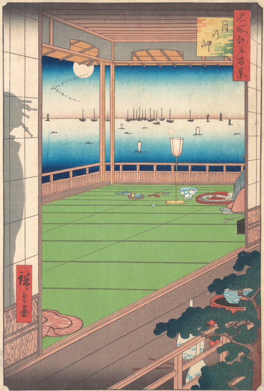 Holdkilátó, 1857., 1857. alkotó: Ando Hiroshige