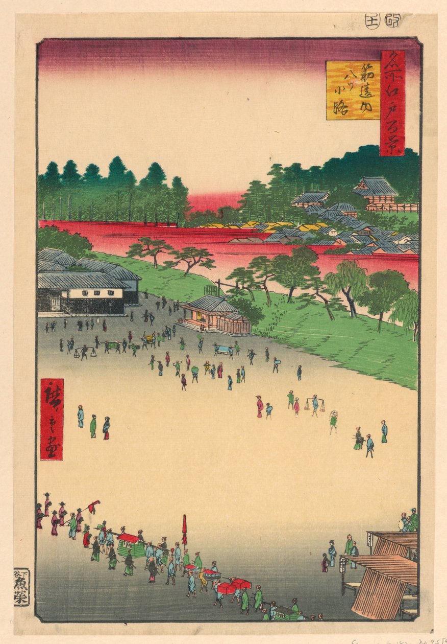 Yatsu történet június c talajhőmérséklet t izom-különbségnél (izom-különbség-uchi, Yatsukoji) A sorozatból a Ridge percei alkotó: Ando Hiroshige