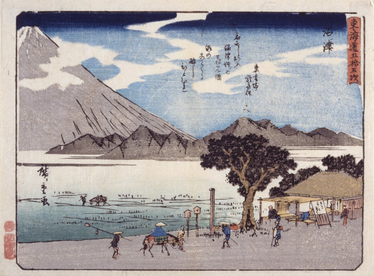 Numazu alkotó: Ando or Utagawa Hiroshige