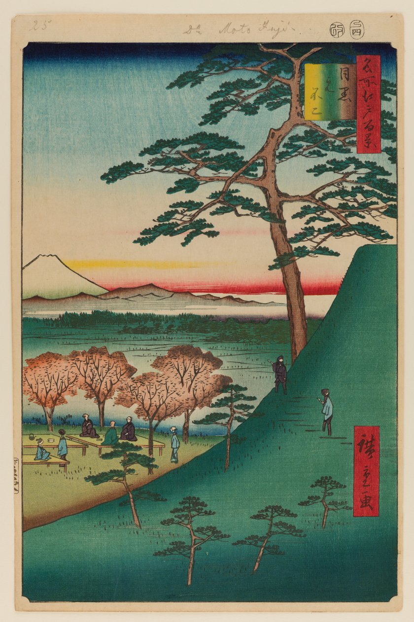 Eredeti Fuji, Meguro alkotó: Ando or Utagawa Hiroshige