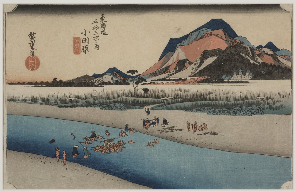 Sakawa folyó alkotó: Ando or Utagawa Hiroshige