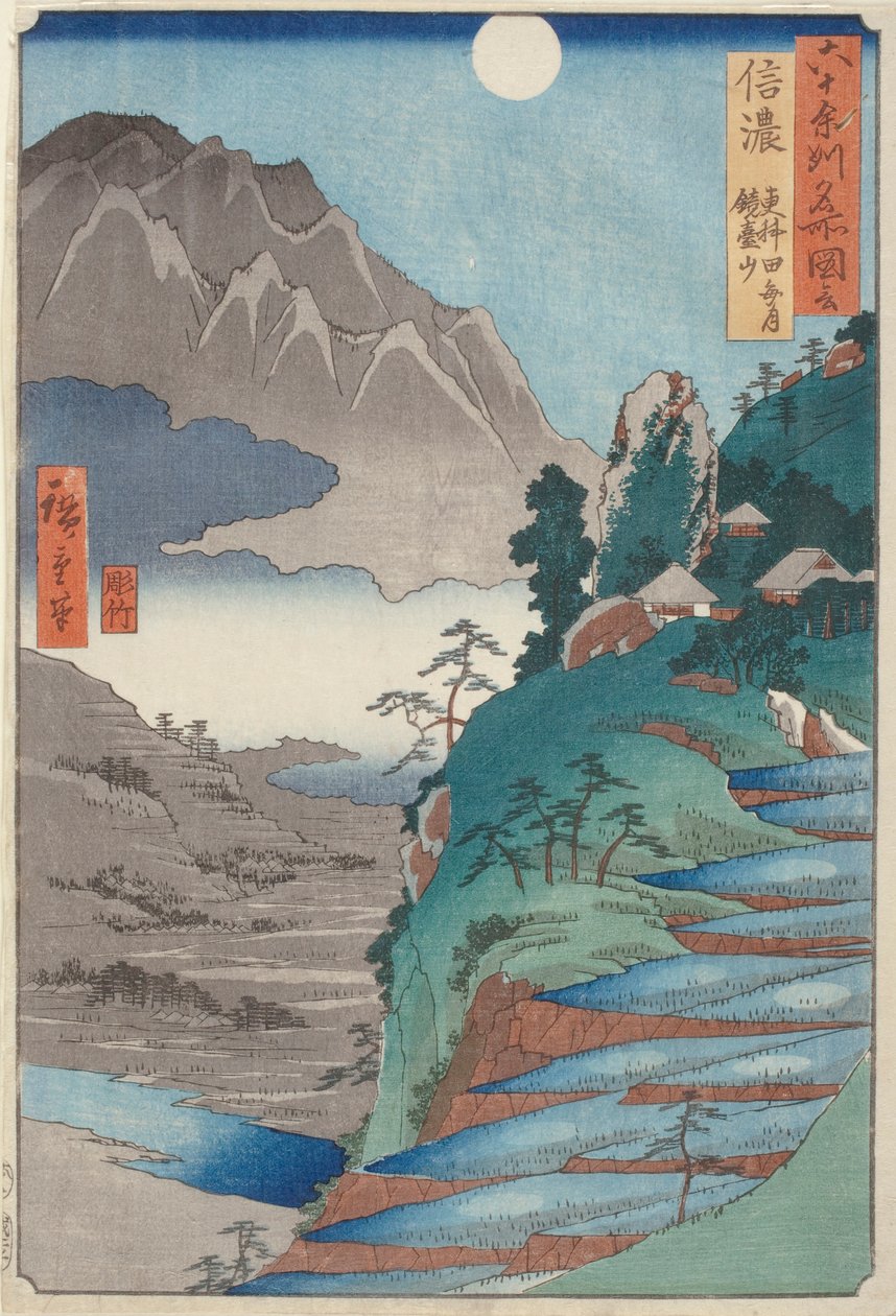 Shinano alkotó: Ando or Utagawa Hiroshige