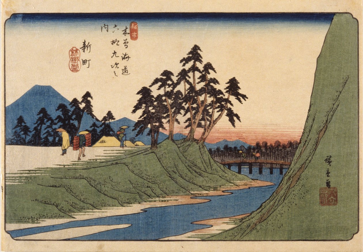 Shinmachi alkotó: Ando or Utagawa Hiroshige