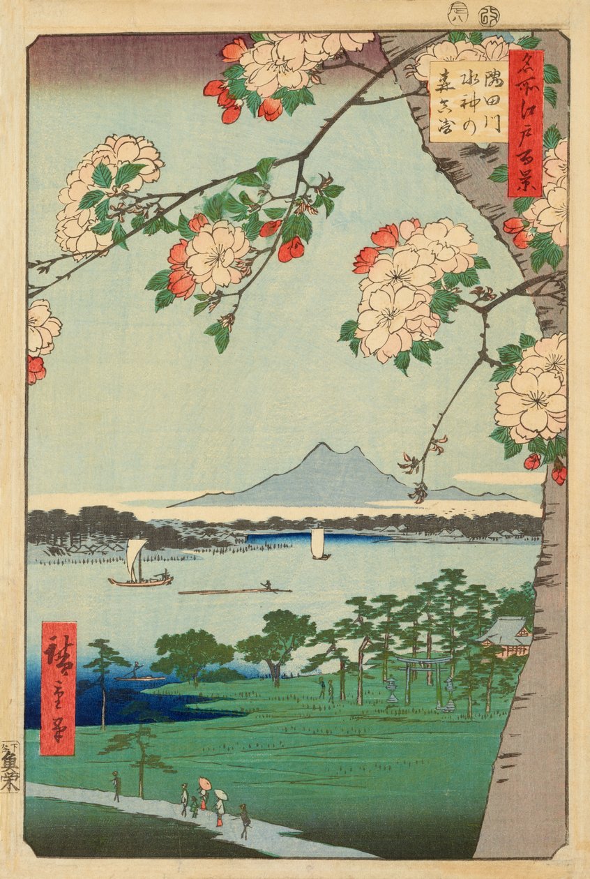 te víz isten o ds ötlet d első hang te sumida rive r alkotó: Ando or Utagawa Hiroshige