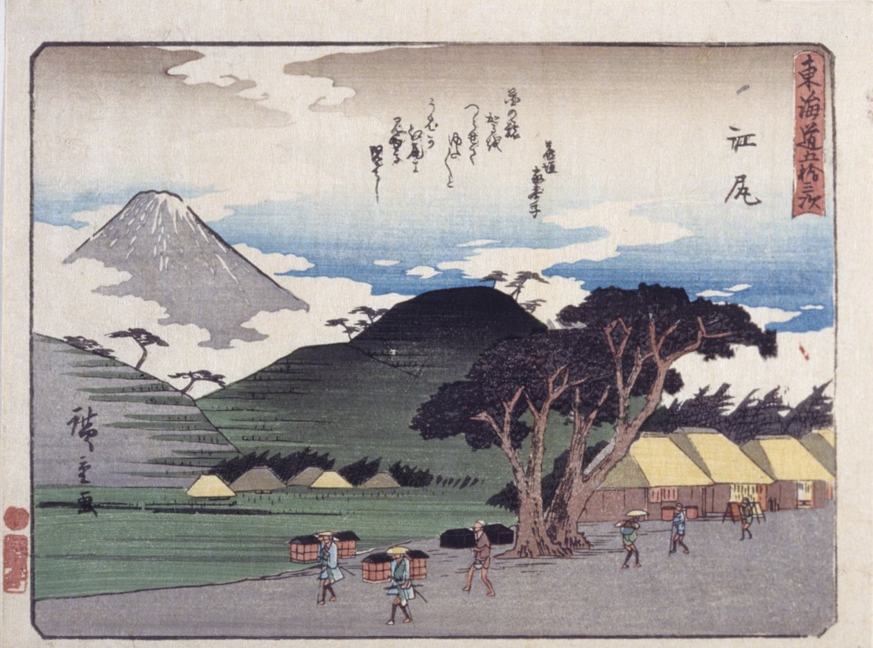 A szövetből alkotó: Ando or Utagawa Hiroshige