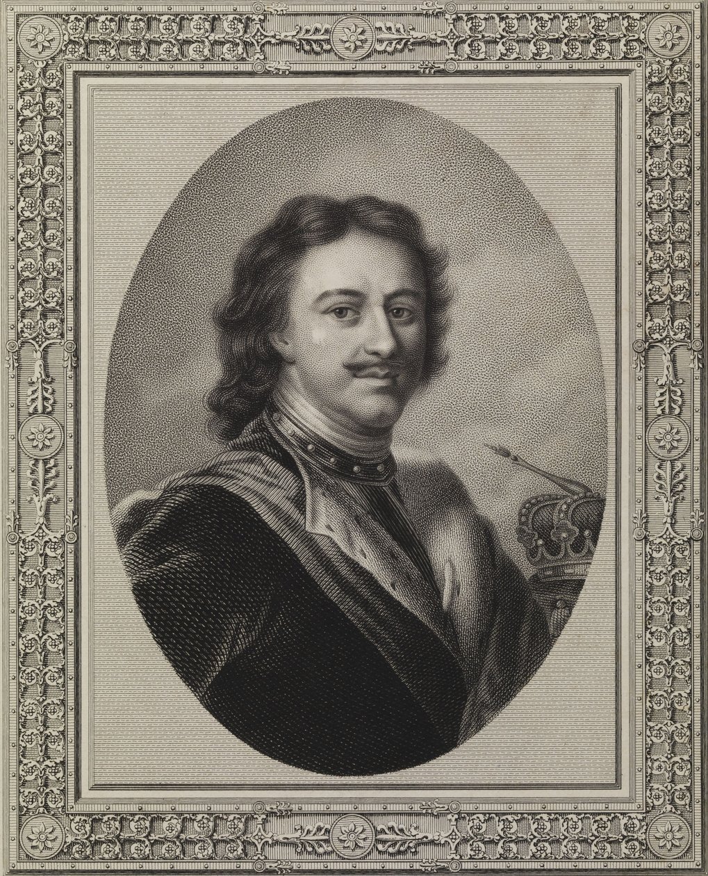 Nagy Péter. Rézkarc. (Másolat Narischkin gróf gyűjteményéből) alkotó: André Joseph Mécou