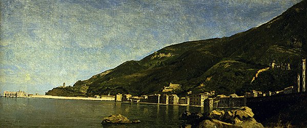 Castellamare, Nápoly közelében (olaj, vászon) alkotó: André (attr. to) Giroux