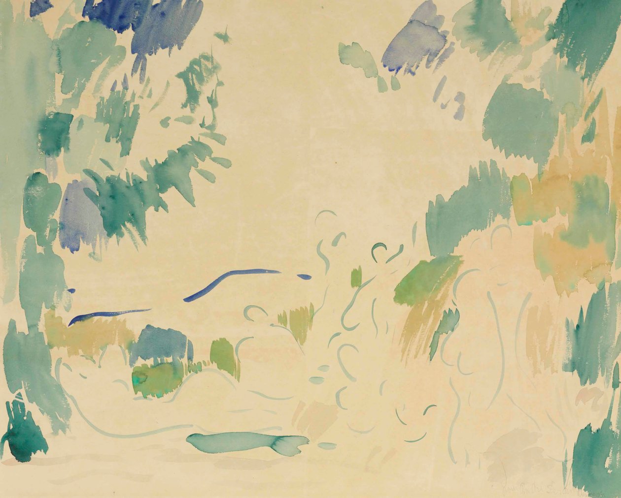 Fürdőzők alkotó: Andre Derain