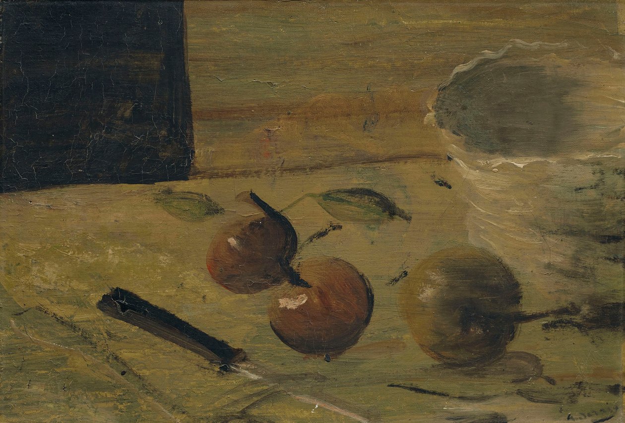 Gyümölcs és evőeszközök alkotó: Andre Derain