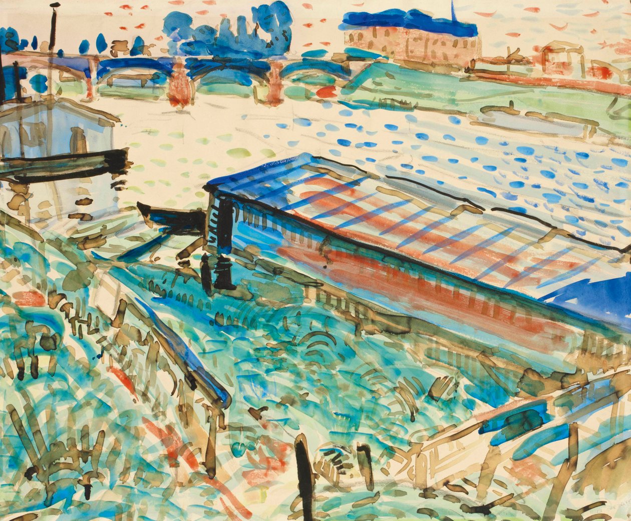 Chatou híd alkotó: Andre Derain