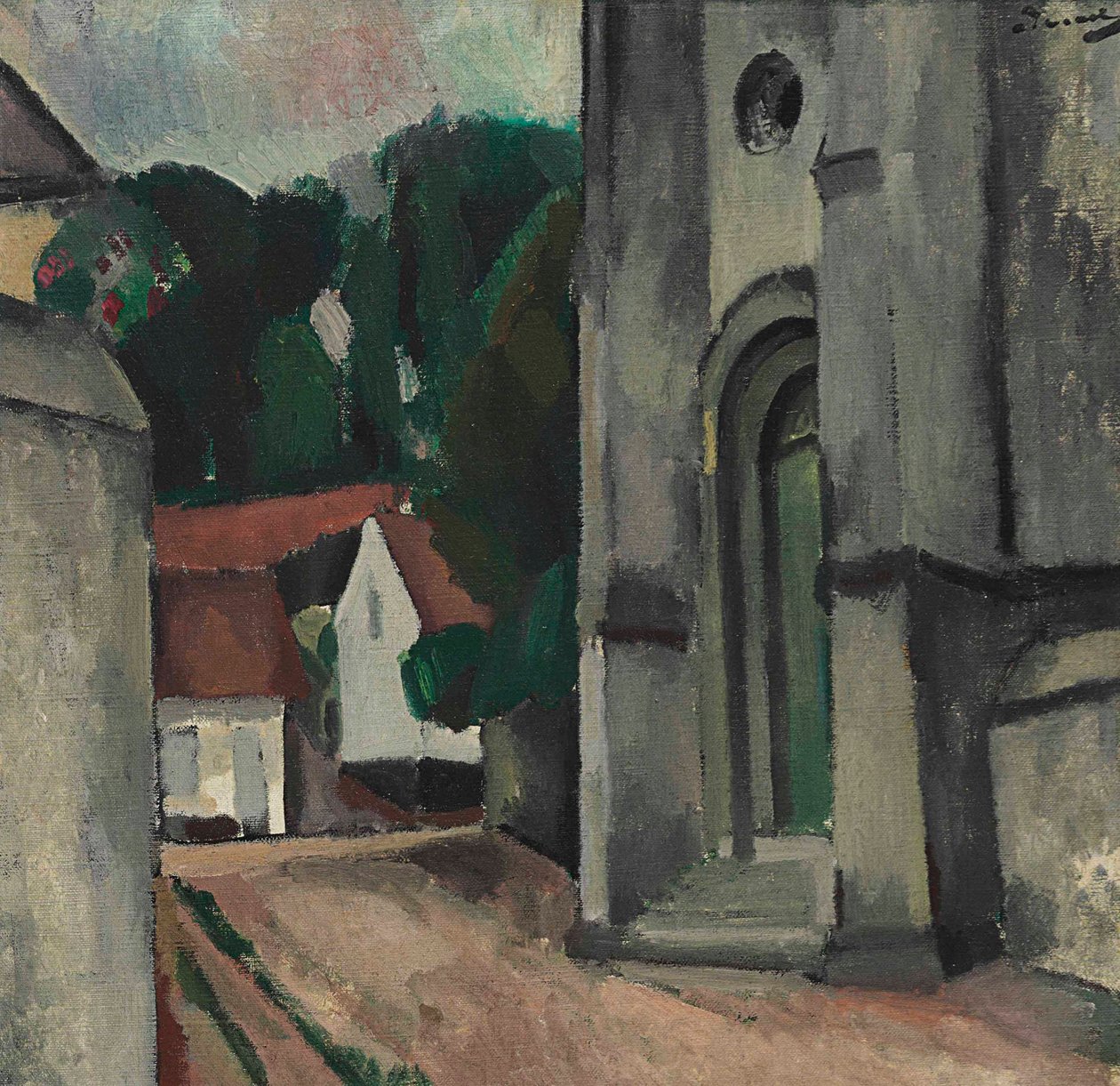 A Crécy-en-Brie-i templom alkotó: Andre Derain