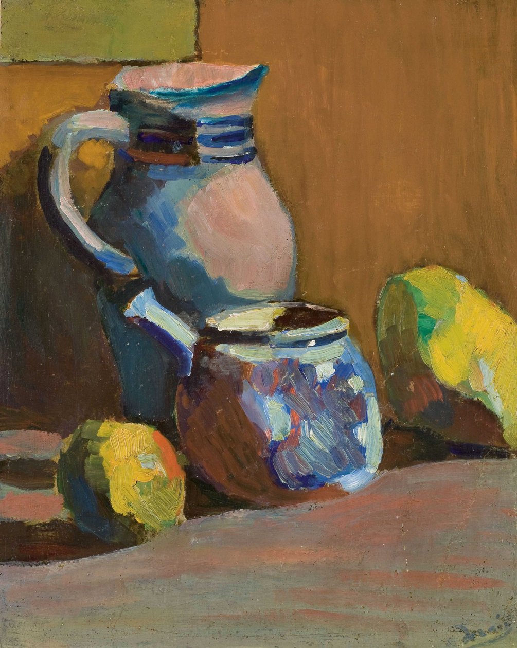 Csendélet kék edénnyel alkotó: Andre Derain