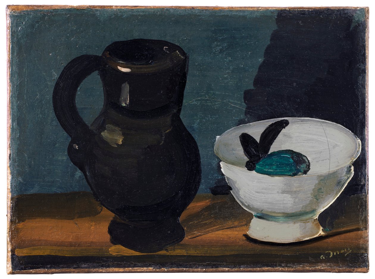 Csendélet kancsóval és tállal alkotó: Andre Derain