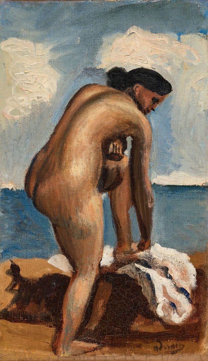 Meztelenül a tengerparton alkotó: Andre Derain
