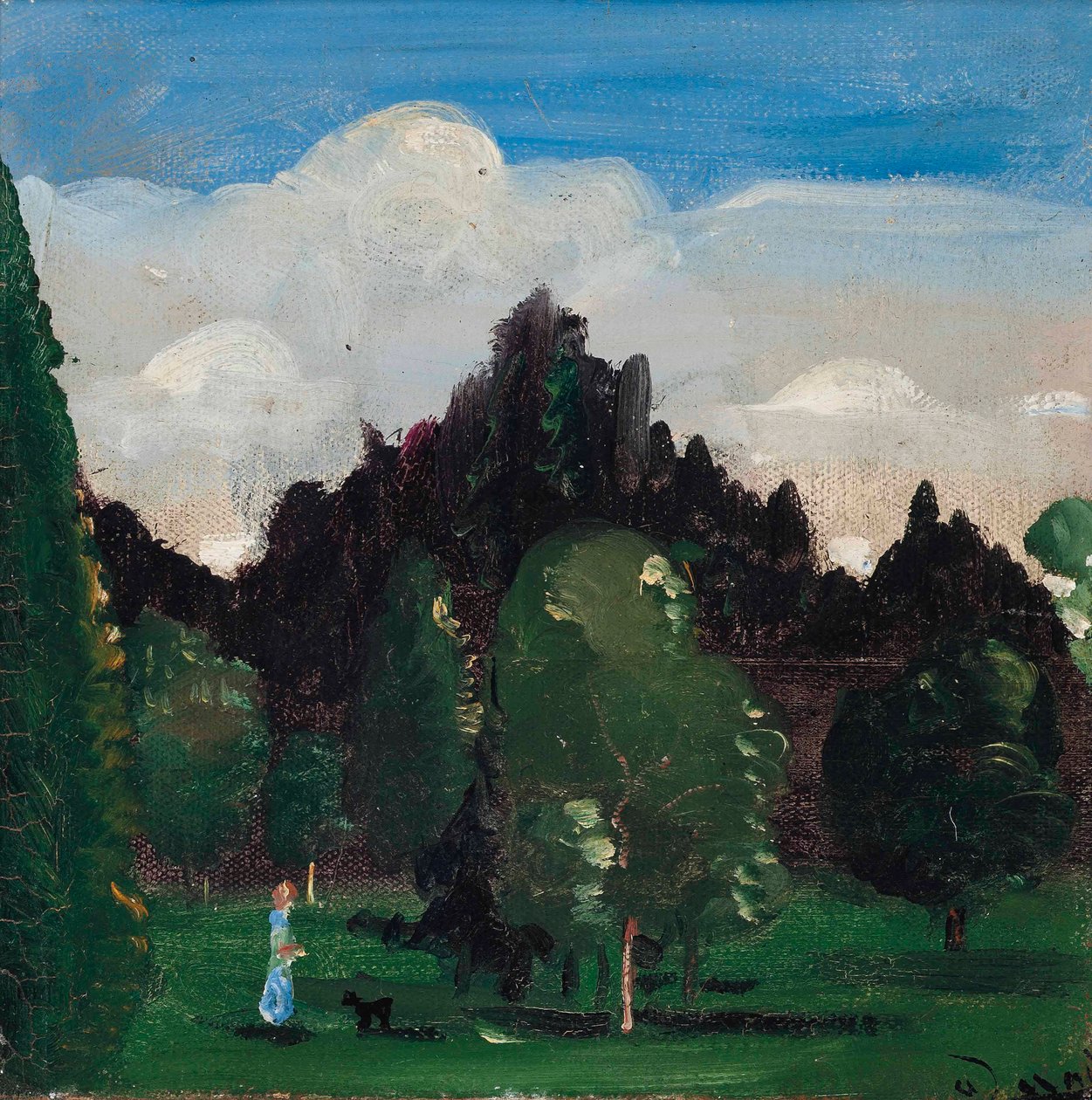 Ile-de-France tájképe alkotó: Andre Derain