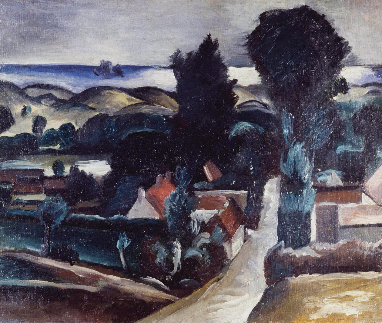 Camiers-i táj (Pas-de-Calais) alkotó: Andre Derain