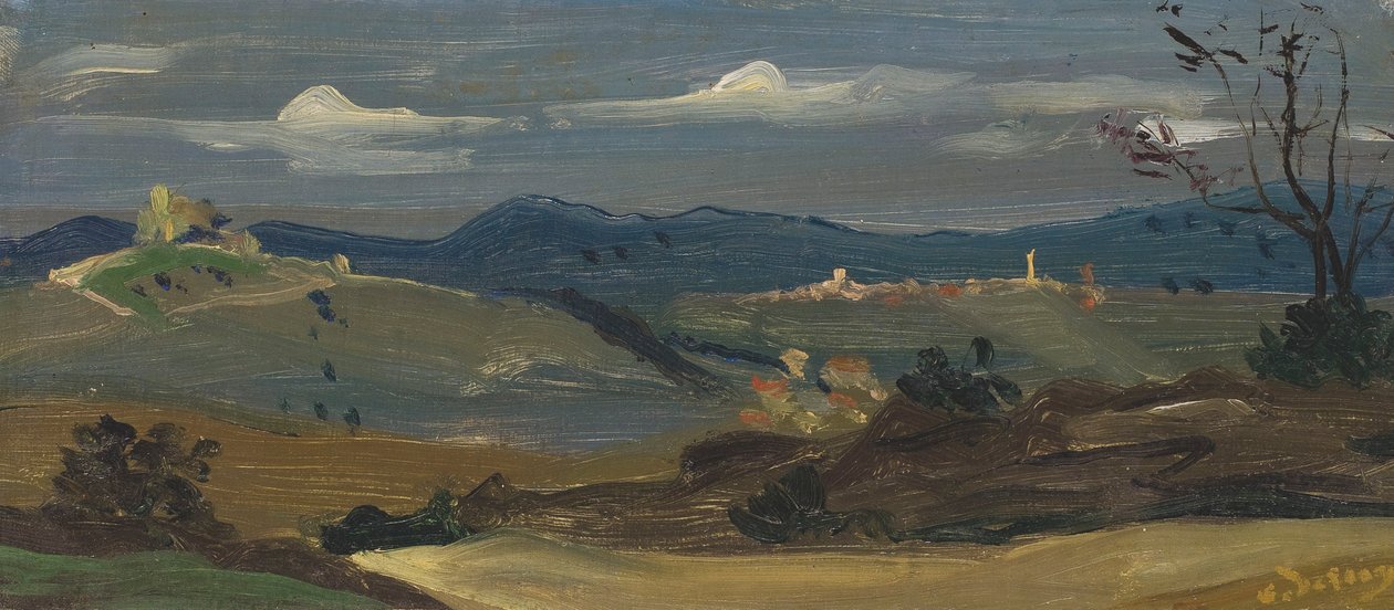 Tájkép Eygalières közelében alkotó: Andre Derain