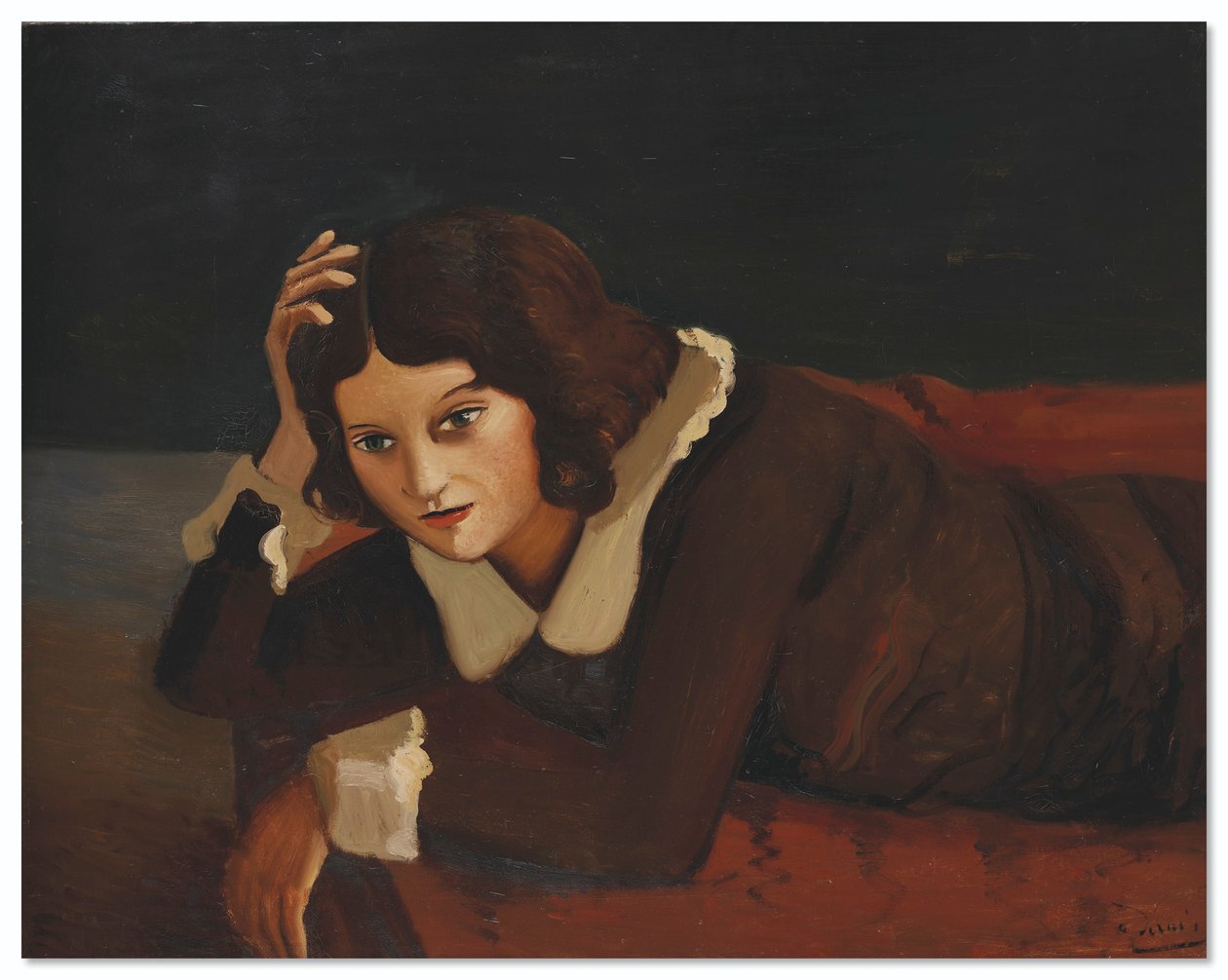 Rita van Leer portréja alkotó: Andre Derain