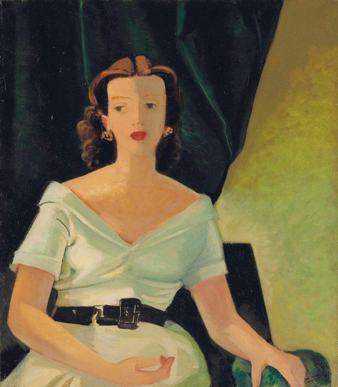 Geneviève Taillade feltételezett portréja alkotó: Andre Derain