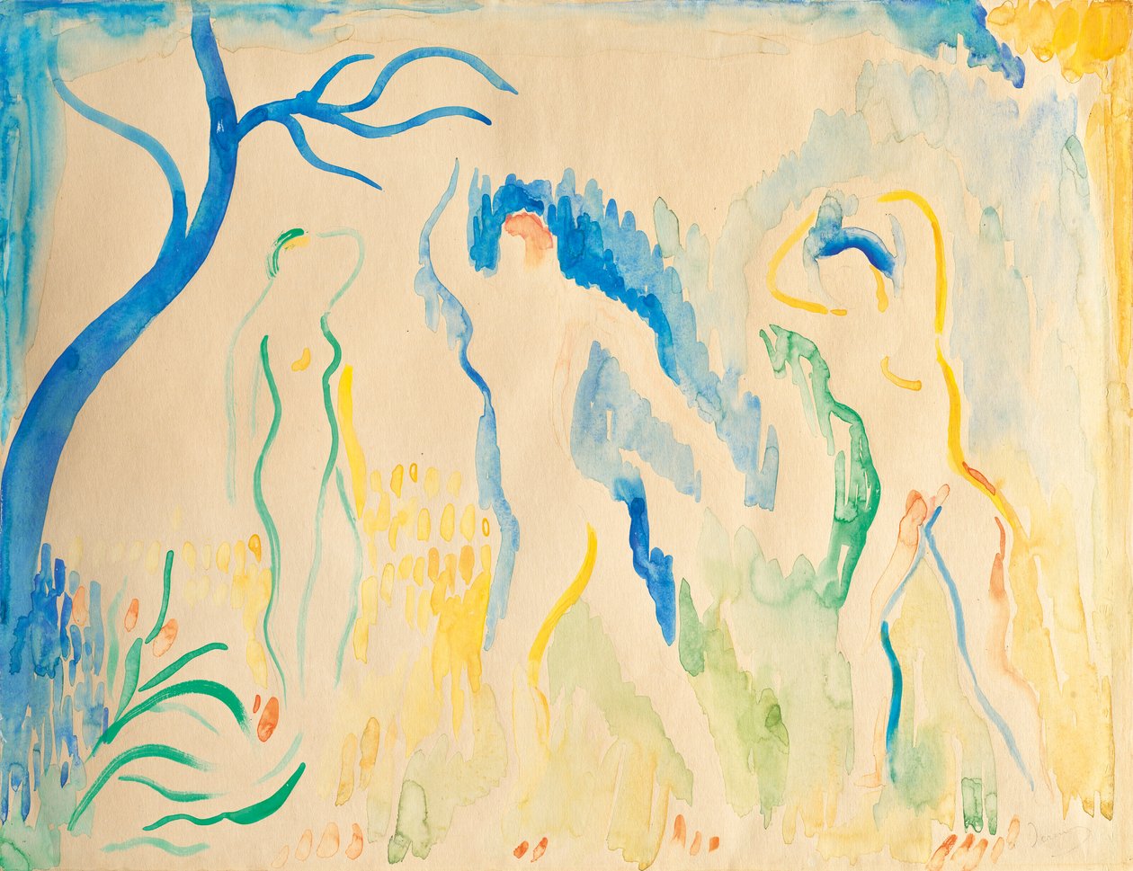 Három fürdőző alkotó: Andre Derain